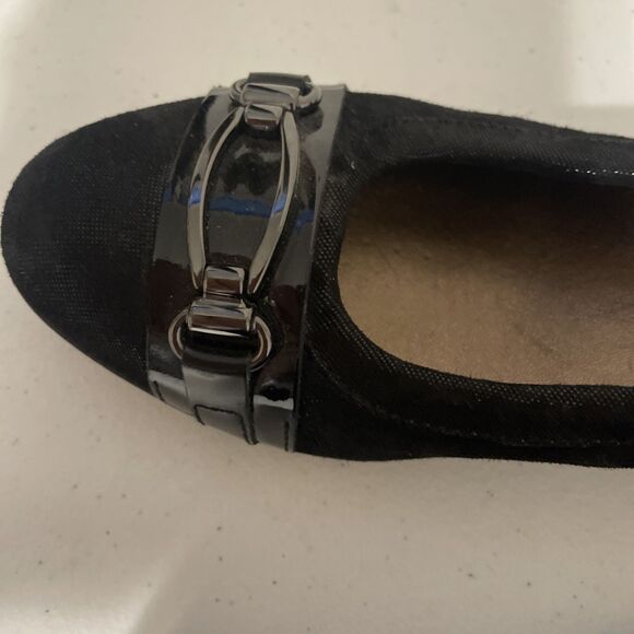 AGL Attilio Giusti Leombruni Ballet Flat Shoes Black/Nero Women’s Sz 6.5 - Picture 10 of 14